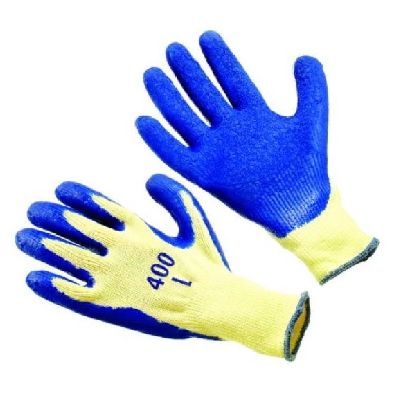 Knit Gloves w/Latex Palm